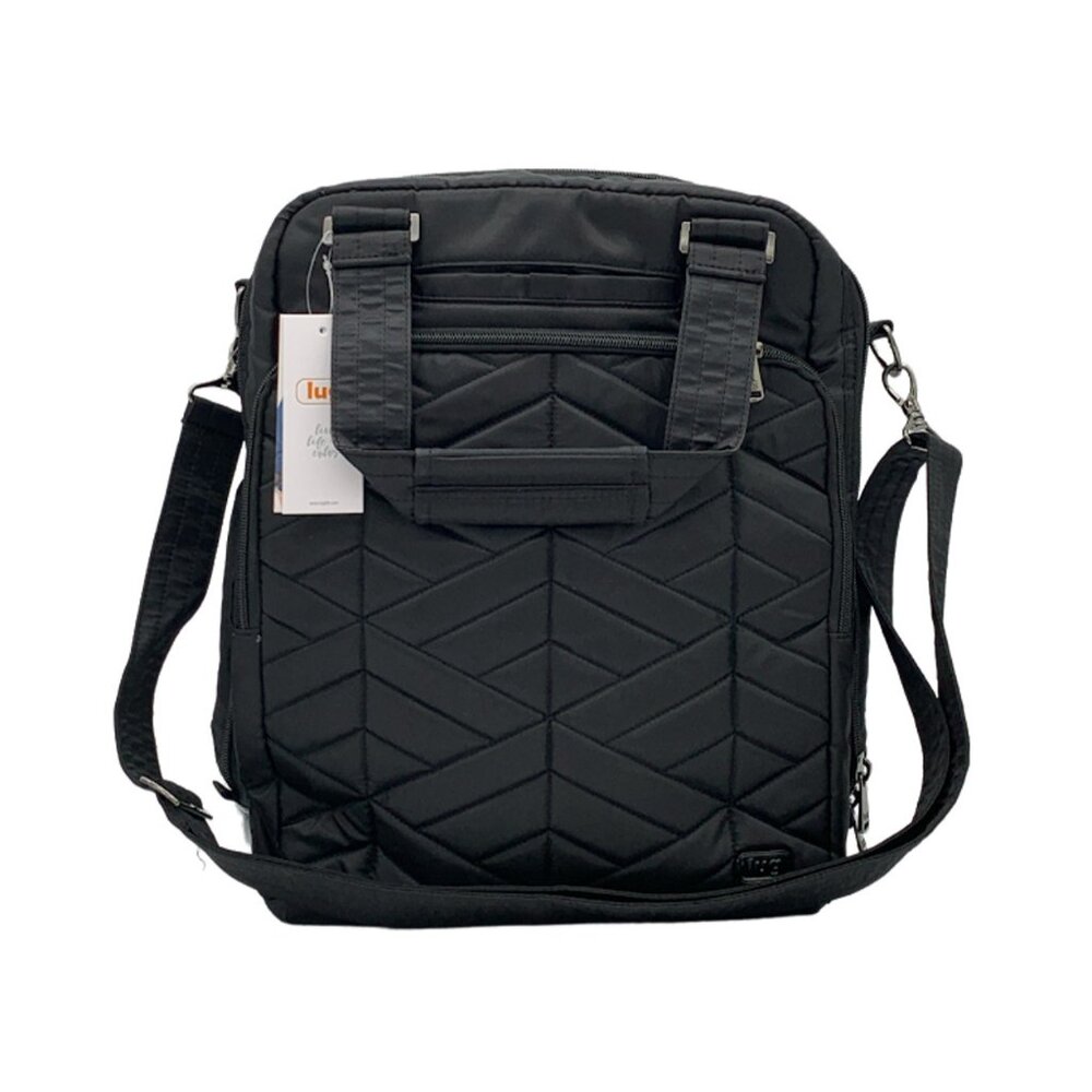 Lug Ranger XL Quilted Tote - Unisex, Multi-Pocket, Adjustable Strap, Trolley Sle